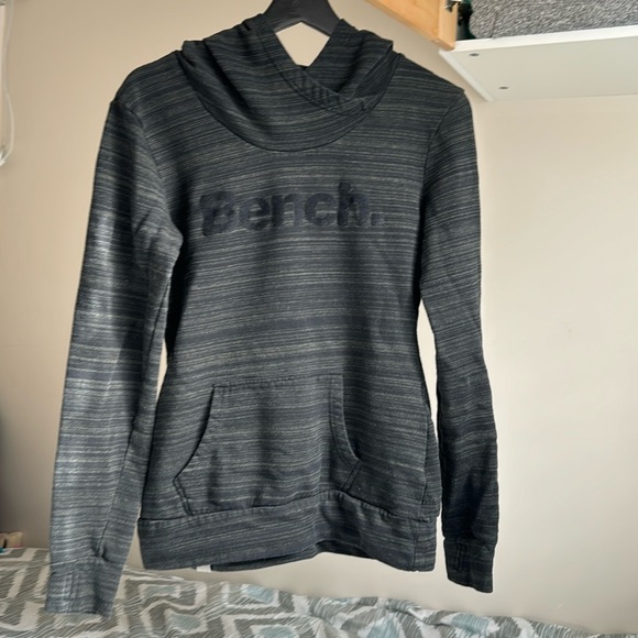 Bench Dark Gray Large Size Hoodies & Sweatshirts for Women - Picture 3 of 10